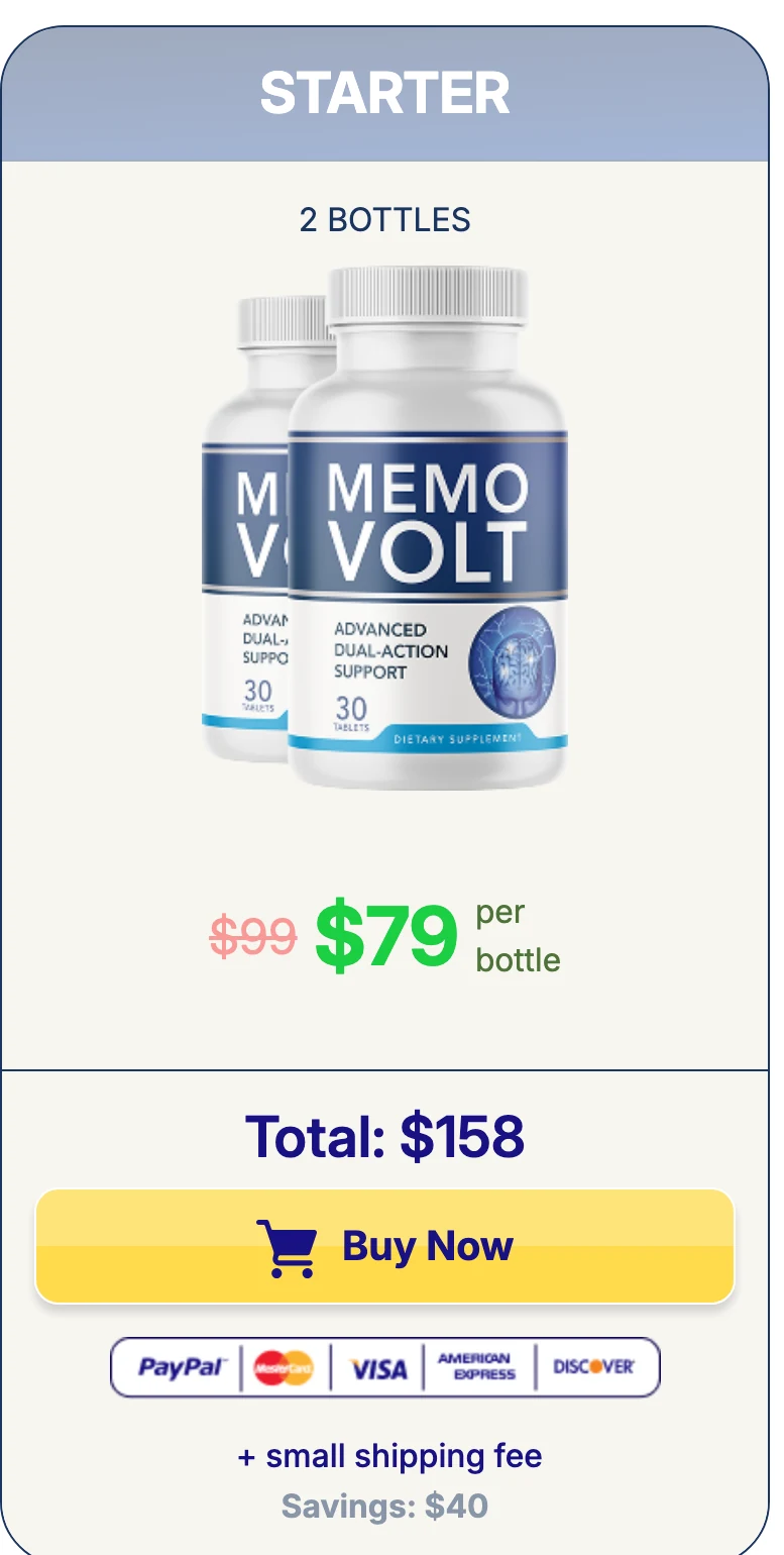 MemoVolt 2 bottles